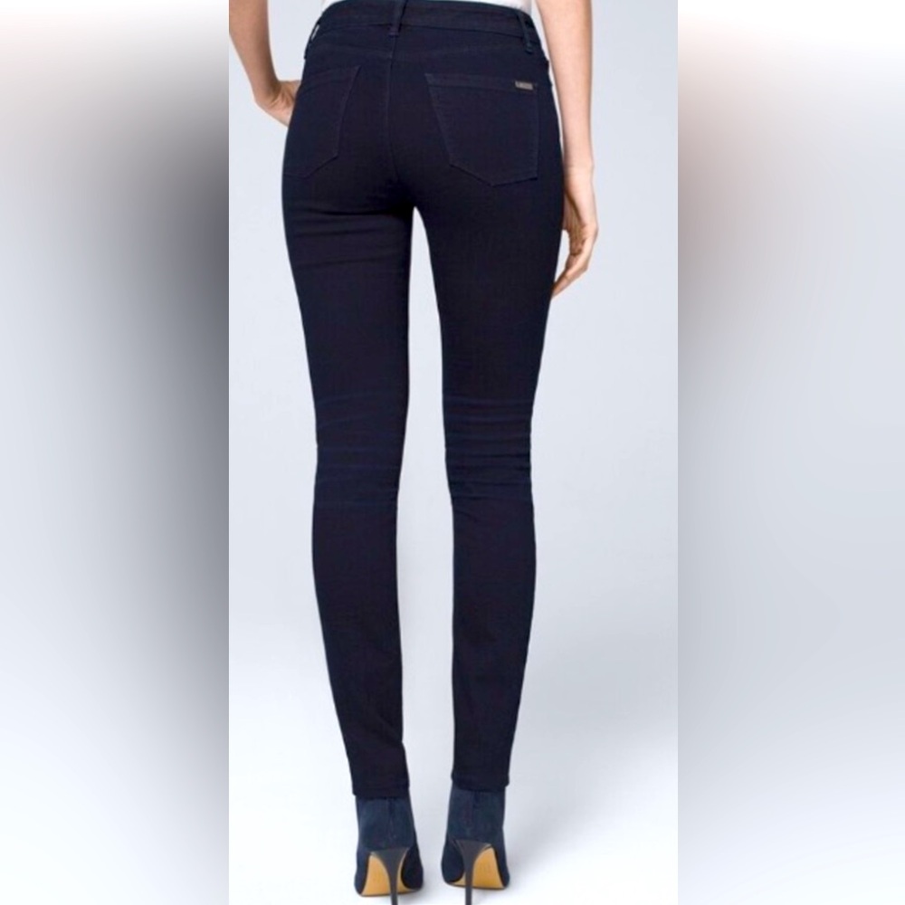 WHBM NWT JEGGINGS MID-RISE SKINNY JEANS SUPER SEXY DARK WASH FLATTERING JEANS